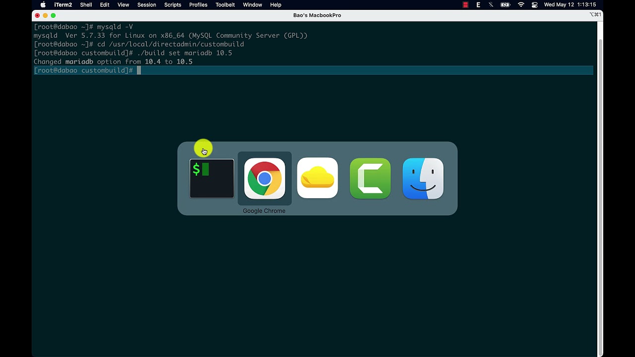 [#DirectAdmin] Chuyển đổi từ MySQL sang MariaDB