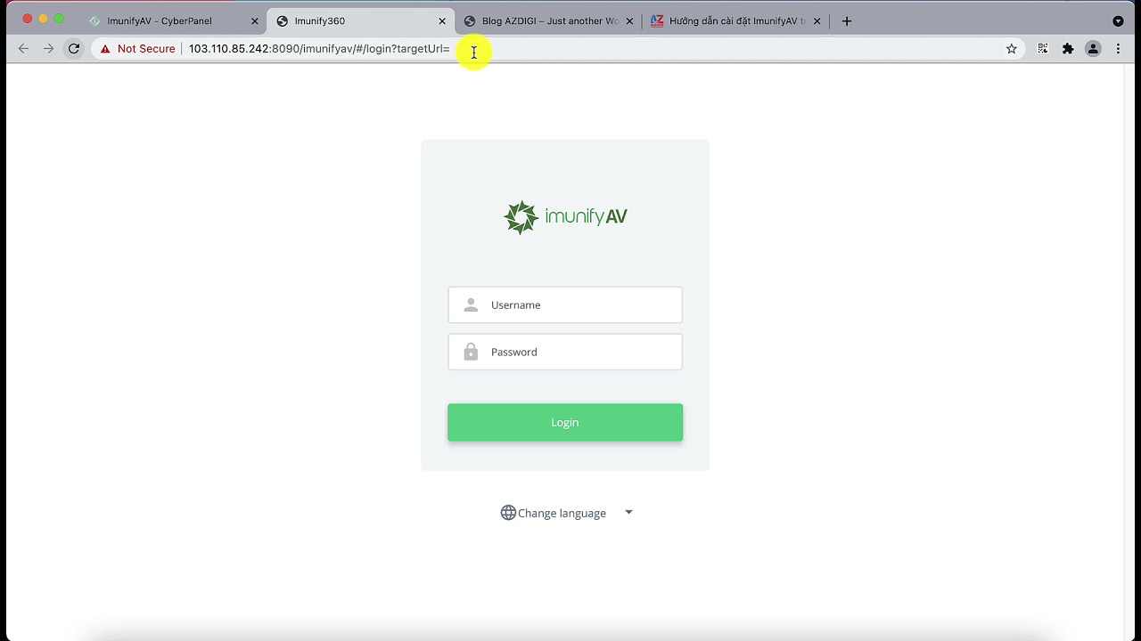 [#CyberPanel] Cài đặt ImunifyAV để quét mã độc