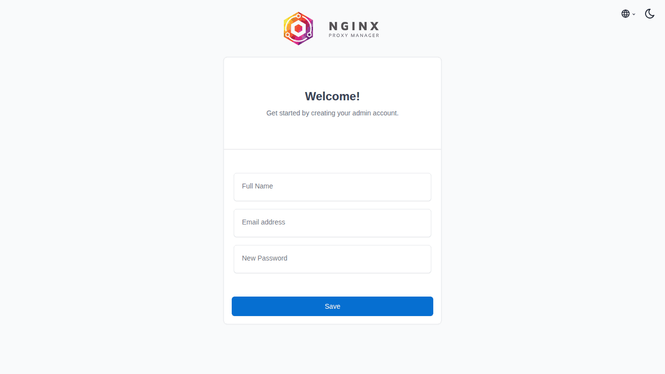Reverse Proxy với Nginx Proxy Manager + SSL tự động 3 Trang đăng nhập Nginx Proxy Manager