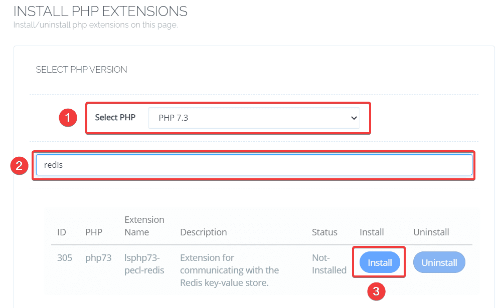 Cài đặt Redis trên CyberPanel 10 Cài đặt Redis trên CyberPanel