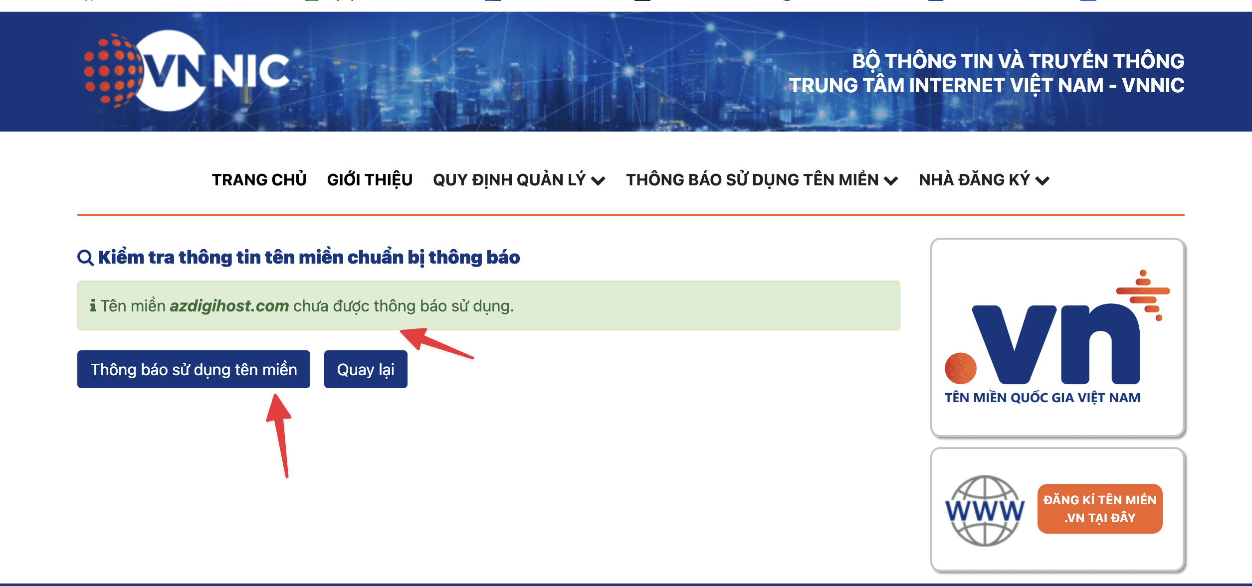 Cách thông báo tên miền với bộ Thông tin & Truyền thông (ở Việt Nam) 2 screenshot 2022 12 14 09.58.53@2x 1