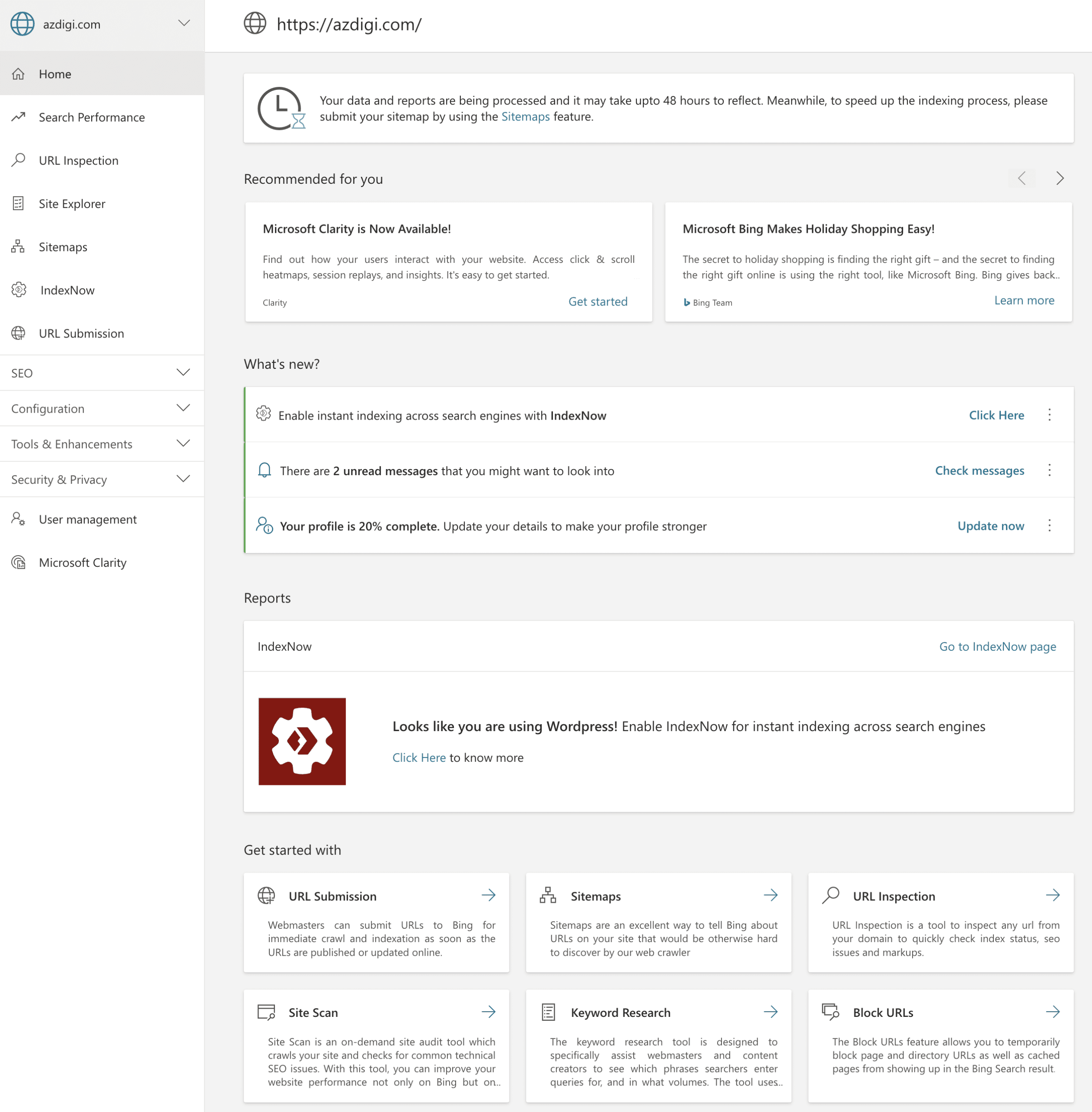 Cách đưa website lên Bing bằng Sitemap 7 screenshot 2023 02 16 09.40.47@2x scaled