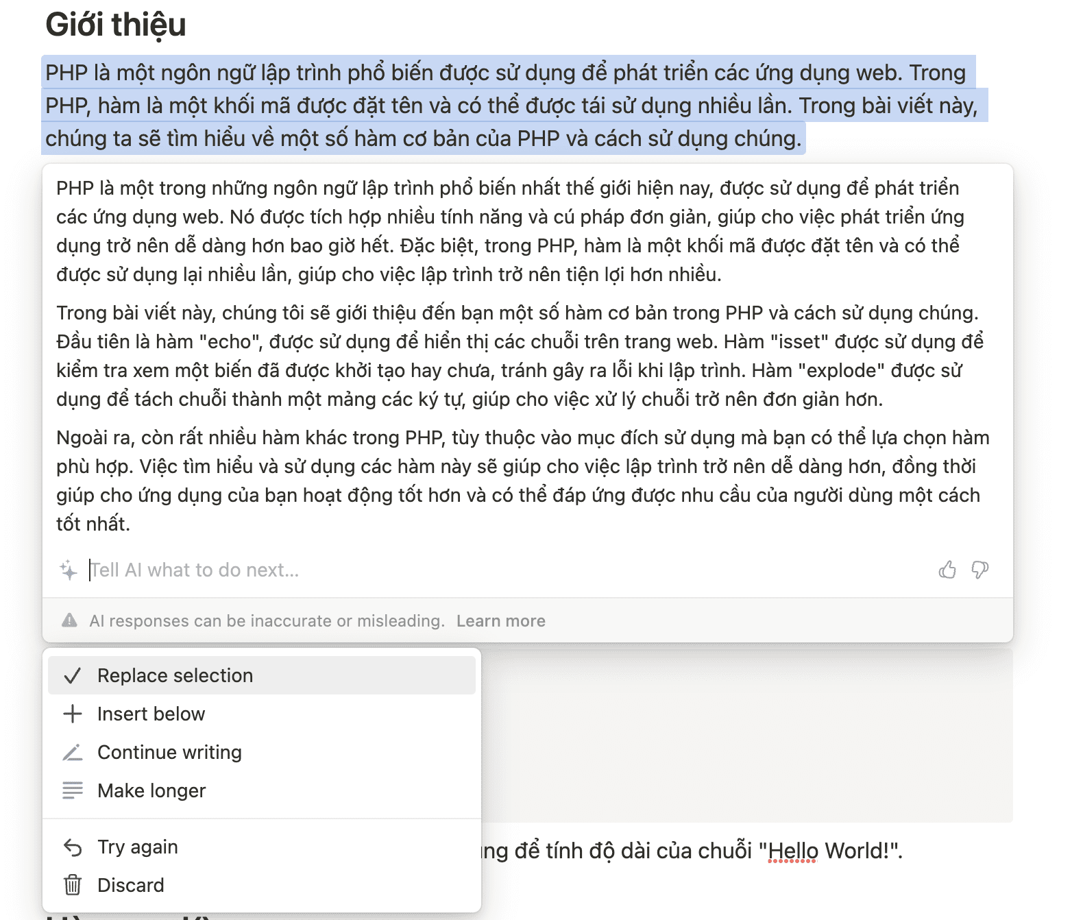 Notion AI – “ChatGPT” phiên bản dành cho người người viết nội dung 4 screenshot 2023 02 23