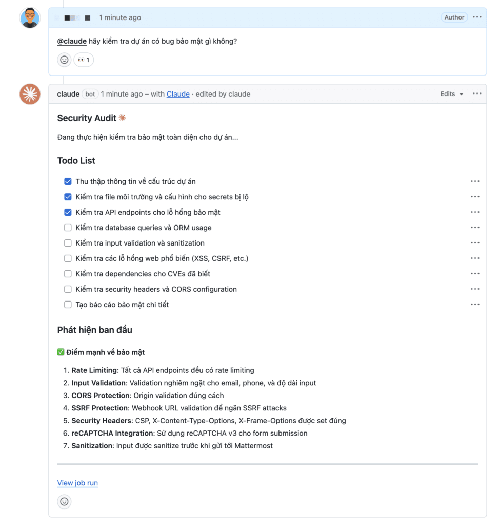 20 kinh nghiệm khi sử dụng Claude Code 5 Cách @claude làm việc trong Github Actions.