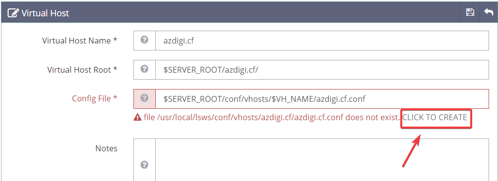 Cách thêm website vào OpenLiteSpeed WebAdmin GUI 4 Cách thêm website vào OpenLiteSpeed WebAdmin GUI