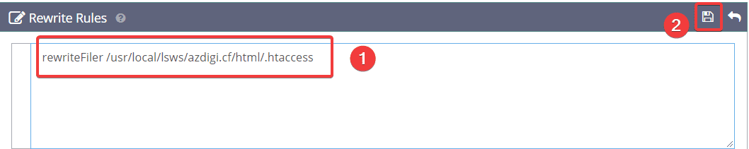 Cách thêm website vào OpenLiteSpeed WebAdmin GUI 22 site openlitespeed20 1