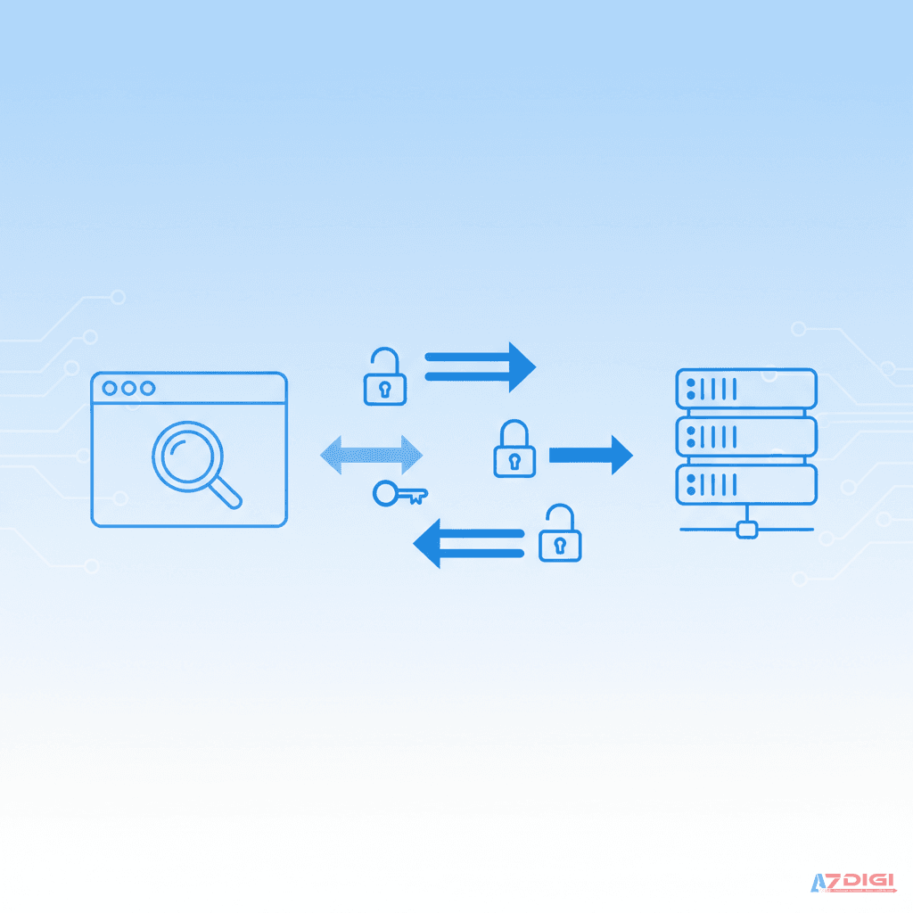 Lỗi ERR_SSL_VERSION_OR_CIPHER_MISMATCH: nguyên nhân và cách khắc phục 2 Quá trình SSL/TLS handshake giữa trình duyệt và máy chủ