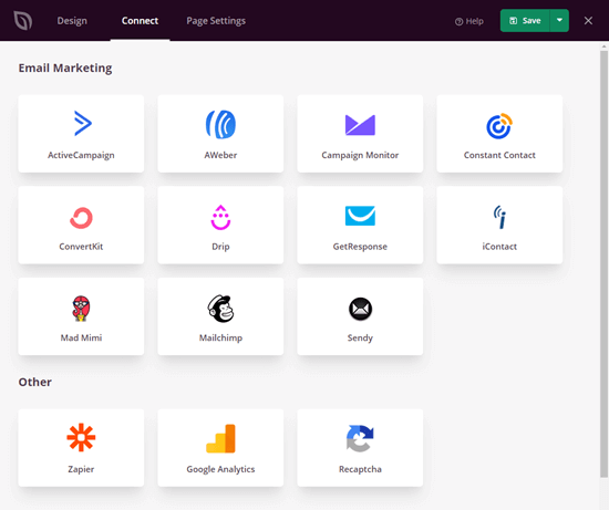 KHÁM PHÁ TÍNH NĂNG CỦA PLUGIN SEEDPROD 4 SeedProd-Tích hợp Email Marketing