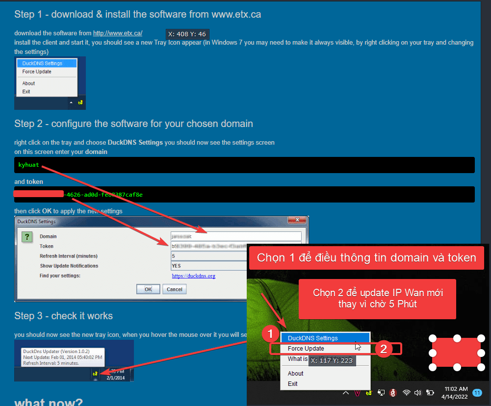 Limit IP aaPanel cùng với Dynamic DNS 5 updateIPconffig