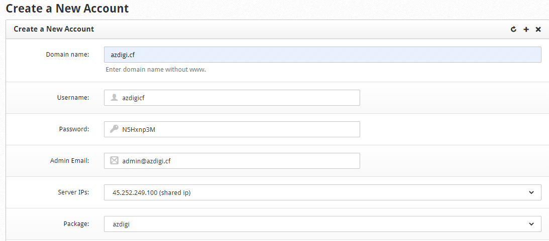 Hướng dẫn tạo User Account trên Centos Web Panel (CWP) 3 user cwp2