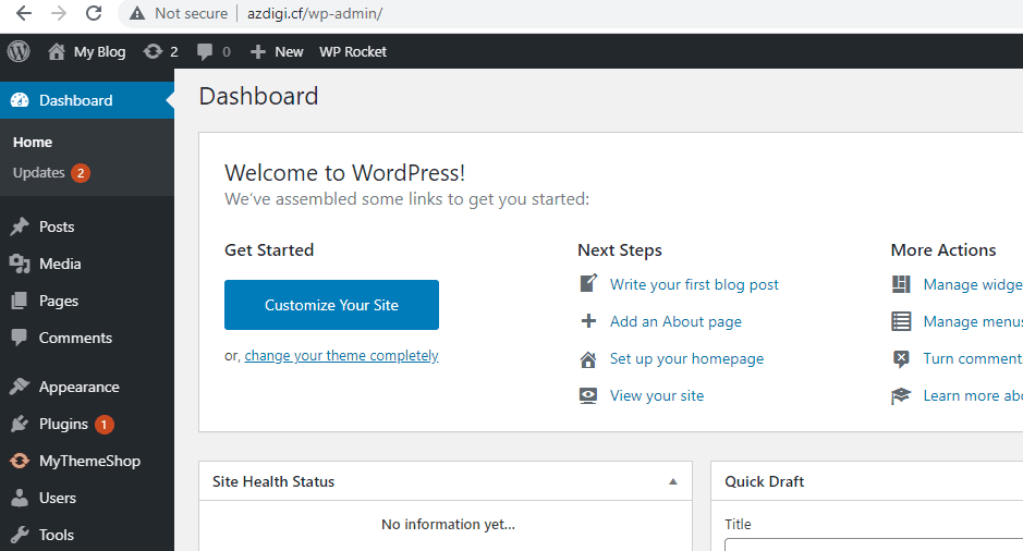 Xử lý cảnh báo PHP Update Required trên website WordPress 12 warningphp10