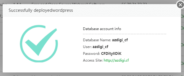 Hướng dẫn cài đặt WordPress với Plugin OneClick trên aaPanel 7 wpaapanel5