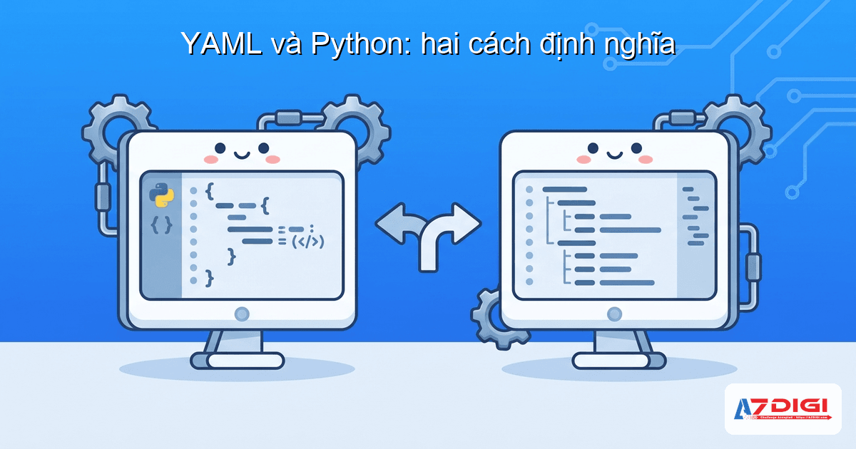 Task trong CrewAI: giao việc cho AI agent 4 YAML và Python: hai cách định nghĩa