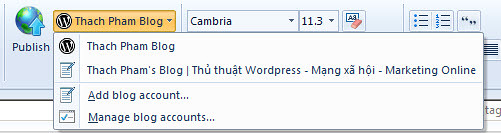 Hướng dẫn sử dụng Windows Live Writer để đăng bài lên WordPress 7 7896717030 db50e01535 z