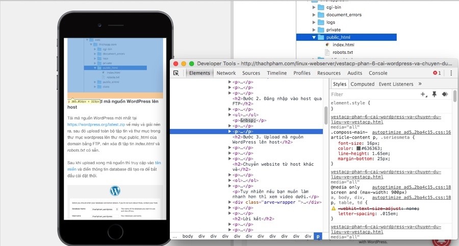 Blisk – Trình duyệt kiểm tra Responsive chính xác nhất 2 blisk-inspect-element