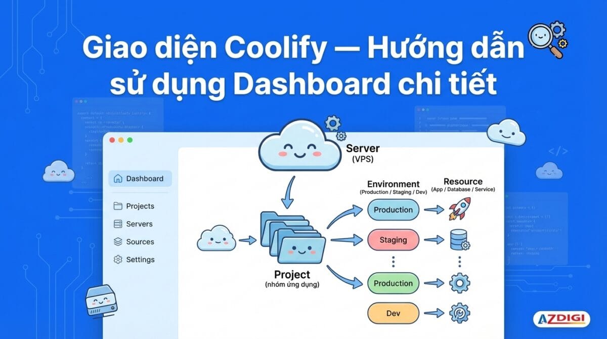 Giao diện Coolify- Hướng dẫn sử dụng Dashboard chi tiết 1 Giao diện Coolify- Hướng dẫn sử dụng Dashboard chi tiết
