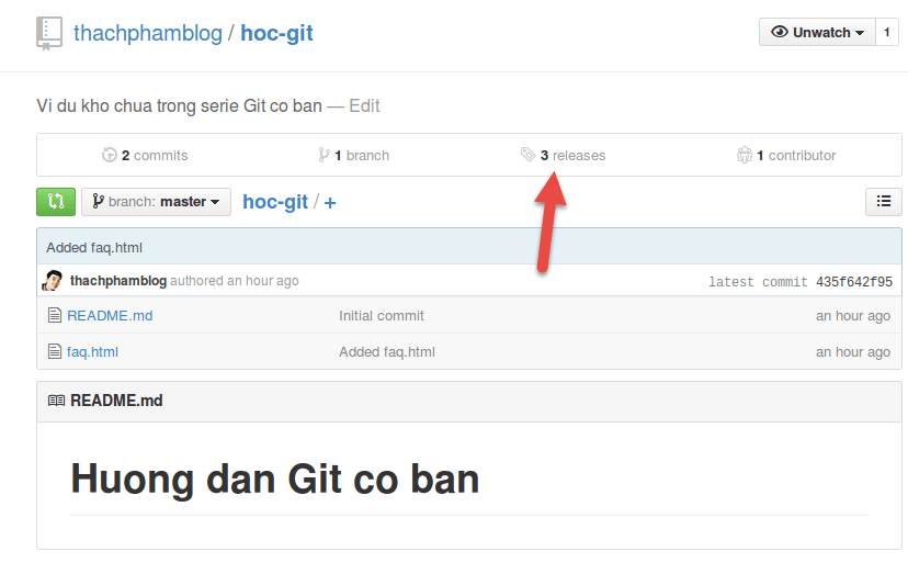 git tag github 1