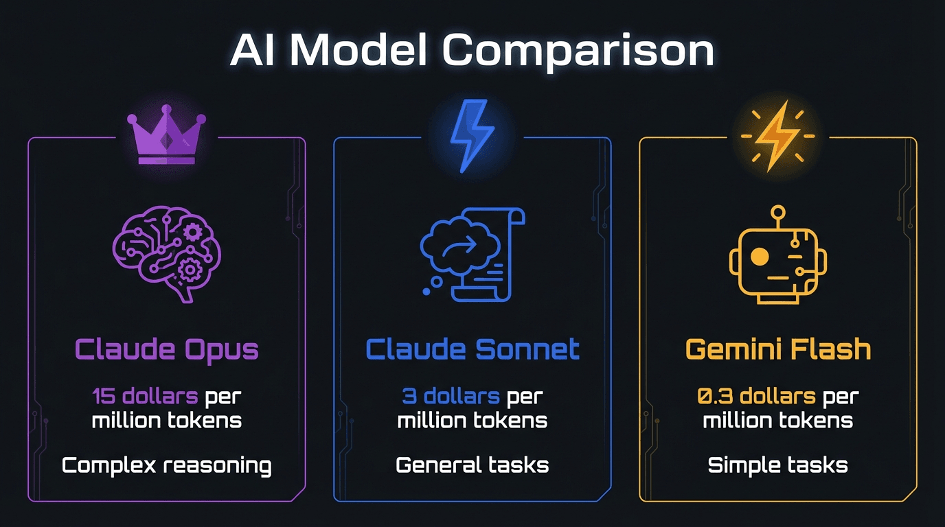 Tối ưu chi phí OpenClaw: Cách giảm 70% token usage mà vẫn giữ chất lượng 16 token model comparison
