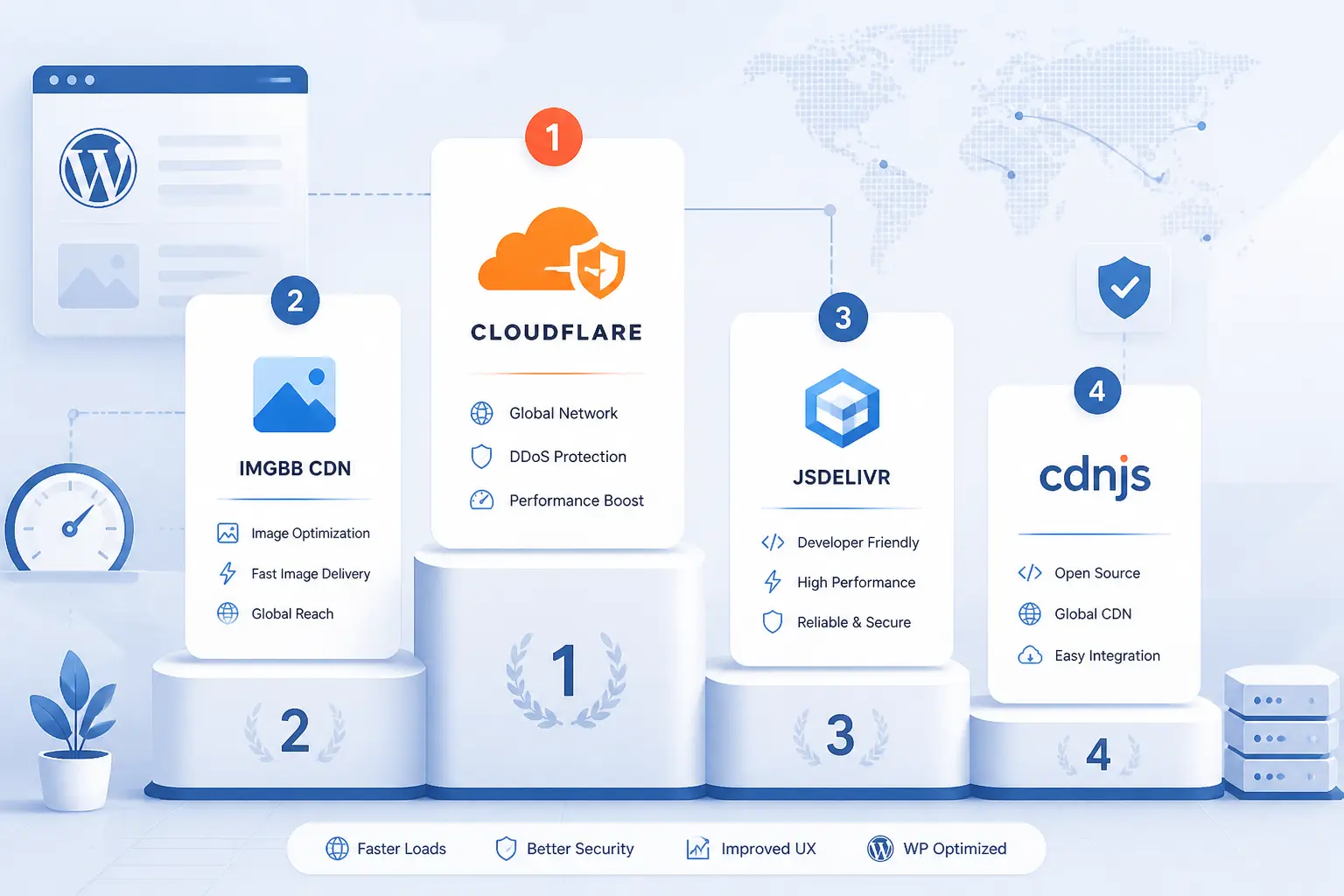 15 Best Free CDN for WordPress for Speed and Security 3 Top Free CDN for WordPress Picks
