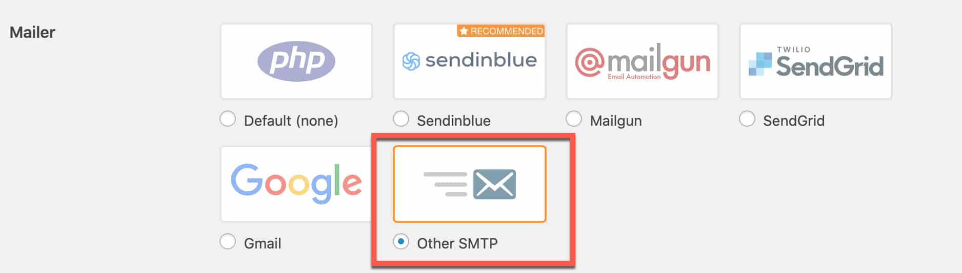 wordpress smtp mailer