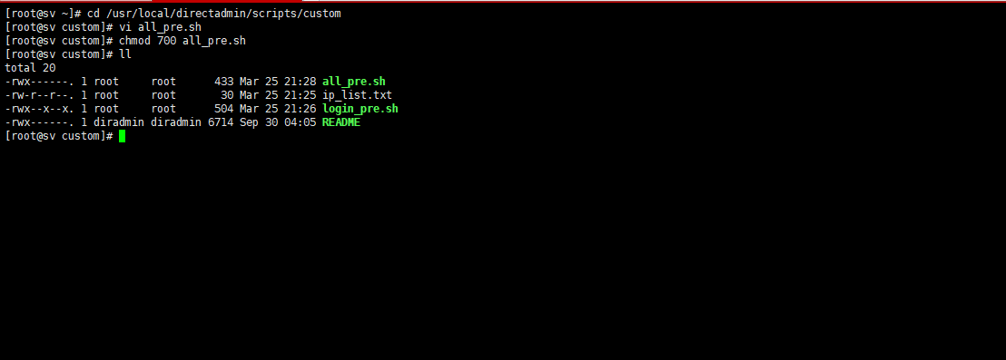 Hướng dẫn cấu hình Limit IP cho User admin Directadmin 1.6 4 2Capture 1