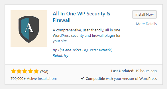 Top plugin bảo mật website WordPress tốt nhất 4 Azdigi all in one security plugin