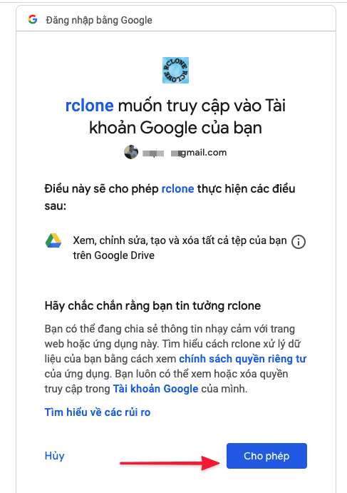 Backup dữ liệu DirectAdmin lên Google Drive 6 Backup dữ liệu DirectAdmin lên Google Drive