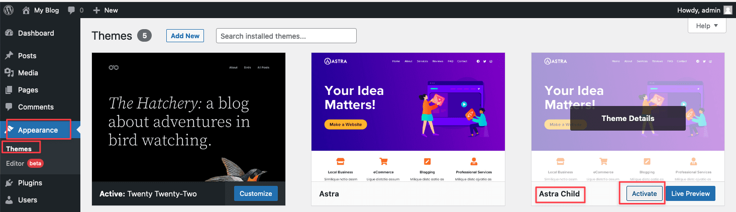 Xây dựng một website bán hàng với Astra Theme và WooCommerce 5 CleanShot 2022 04 04 at 19.00.30