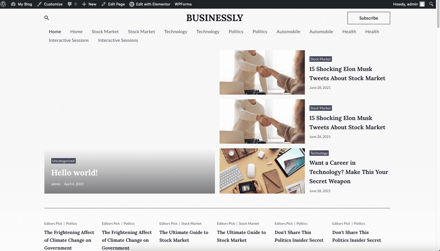 Xây dựng một website Tin tức với Astra Theme 14 CleanShot 2022 04 04 at 20.22.58