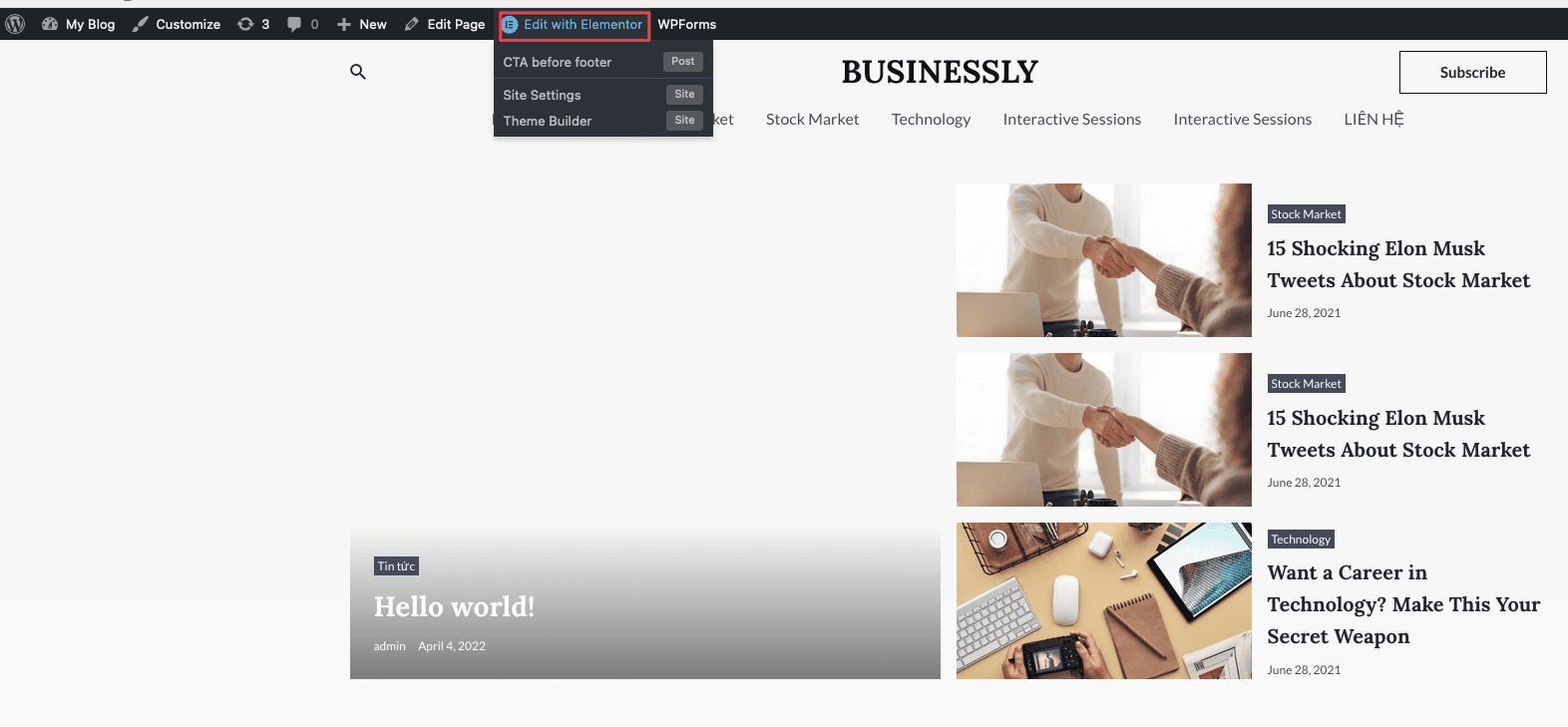 Xây dựng một website Tin tức với Astra Theme 35 CleanShot 2022 04 06 at 20.31.43