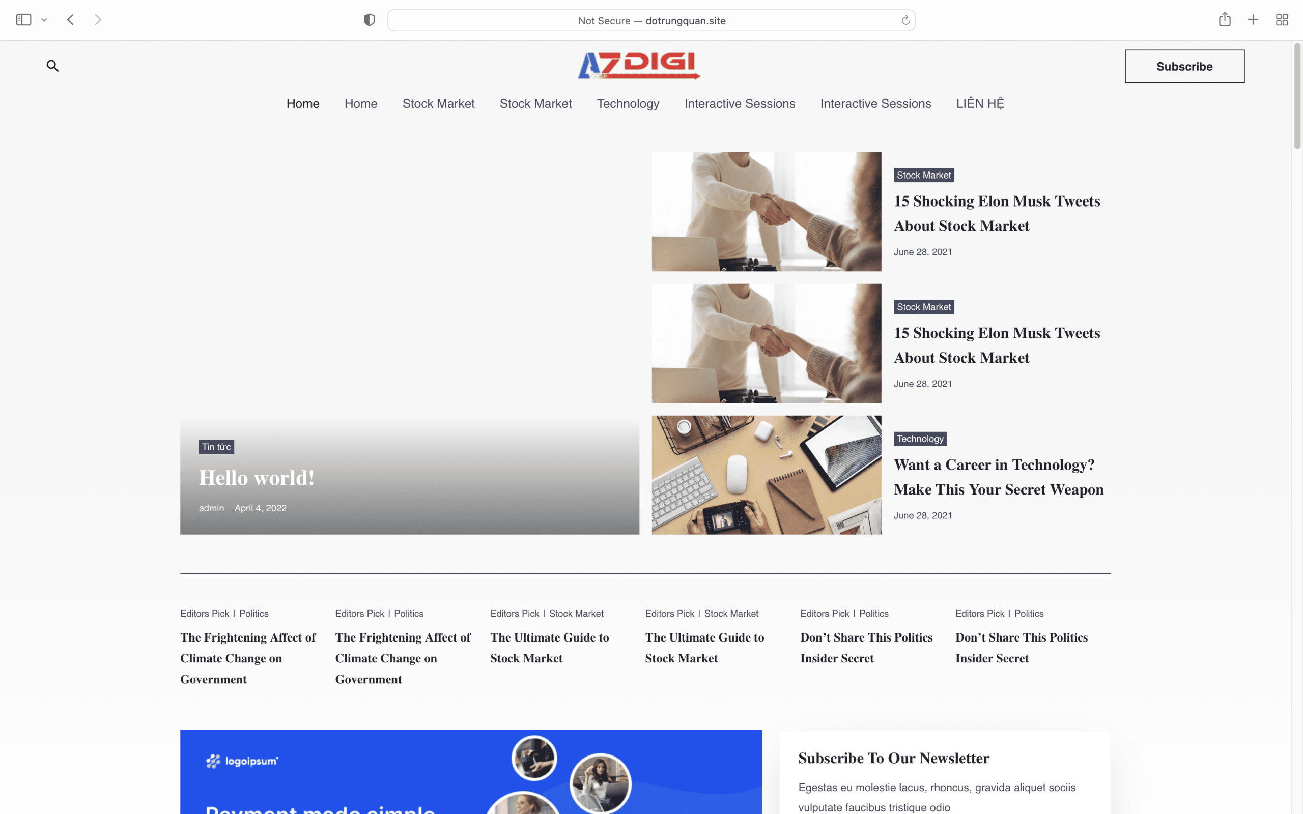 Xây dựng một website Tin tức với Astra Theme 41 CleanShot 2022 04 07 at 09.59.23@2x scaled
