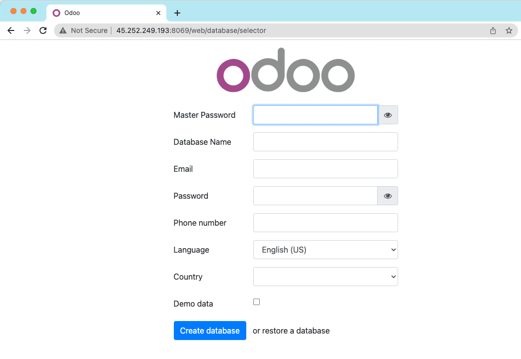 Hướng dẫn cài đặt Odoo 15 trên Ubuntu 22.04 9 Hướng dẫn cài đặt Odoo 15 trên Ubuntu 22.04