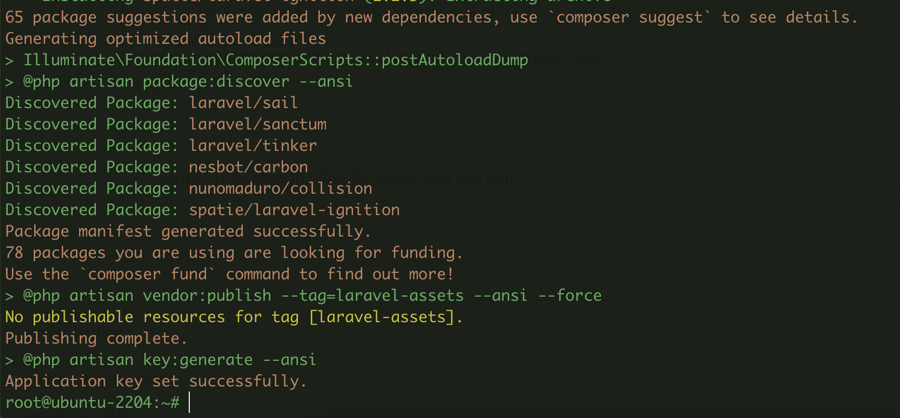 Hướng dẫn cài đặt Laravel trên Ubuntu 22.04 4 Hướng dẫn cài đặt Laravel trên Ubuntu 22.04