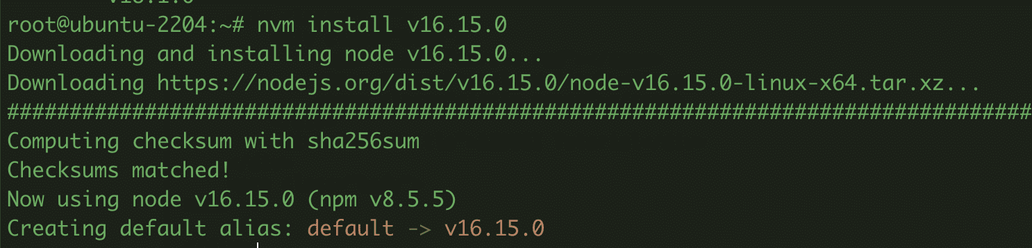 Hướng dẫn cài đặt Node.js với NVM trên Ubuntu 22.04 4 Hướng dẫn cài đặt Node.js với NVM trên Ubuntu 22.04