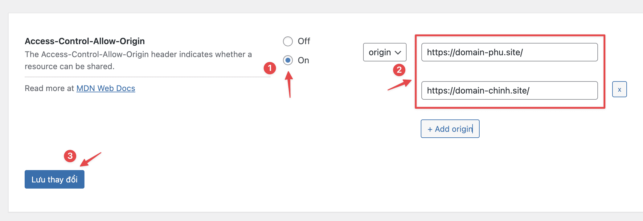 Hướng dẫn xử lý lỗi blocked by CORS policy trên WordPress 5 Hướng dẫn xử lỗi blocked by CORS policy trên WordPress