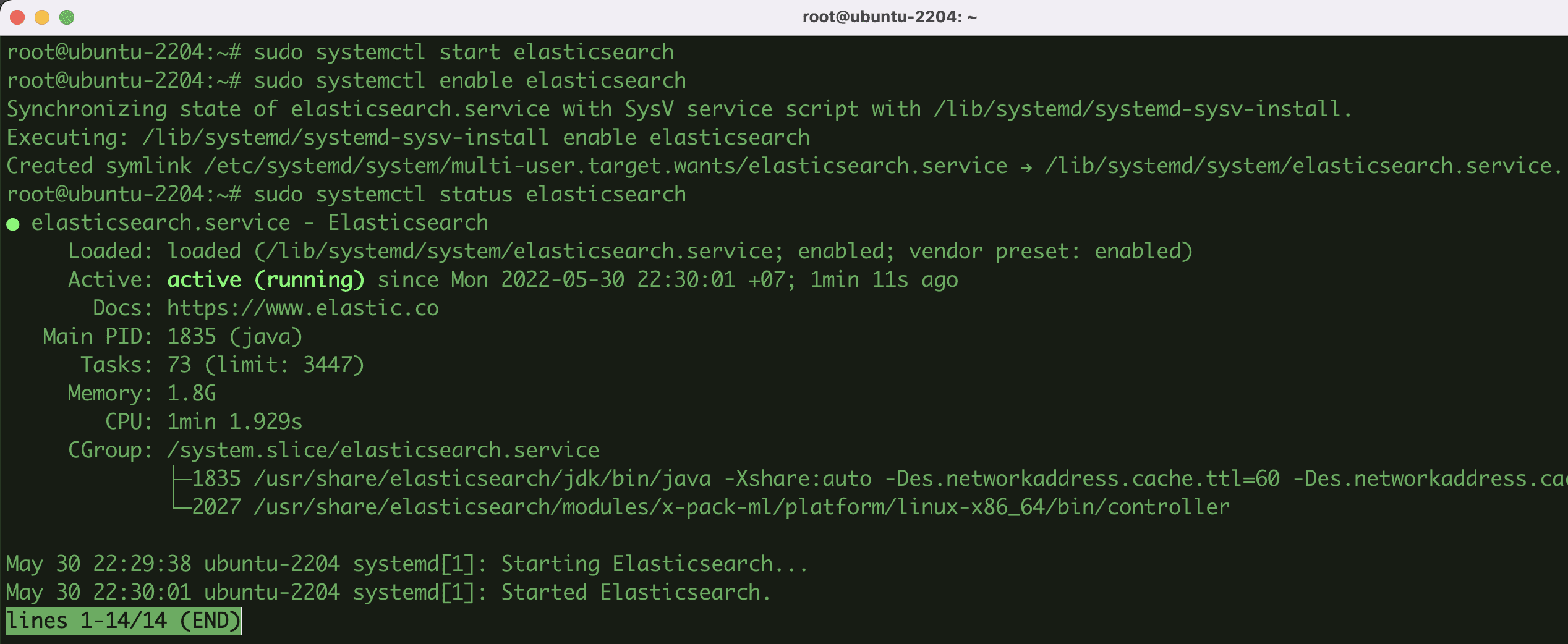 Hướng dẫn cài đặt Elasticsearch trên Ubuntu 22.04 4 Hướng dẫn cài đặt Elasticsearch trên Ubuntu 22.04