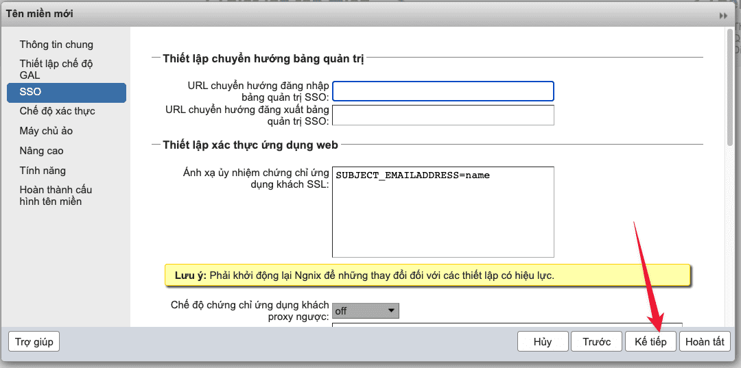Hướng dẫn thêm tên miền vào Zimbra trên Email Server 4 CleanShot 2022 12 06 at 10.44.54