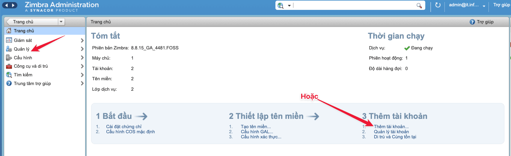 Hướng dẫn tạo tài khoản mail trên Zimbra Mail Server 2 CleanShot 2022 12 06 at 10.54.36