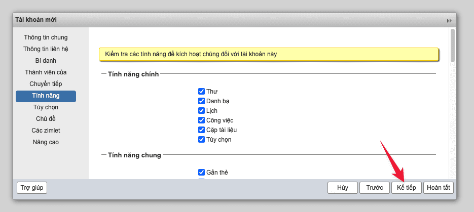 Hướng dẫn tạo tài khoản mail trên Zimbra Mail Server 11 CleanShot 2022 12 06 at 11.10.57