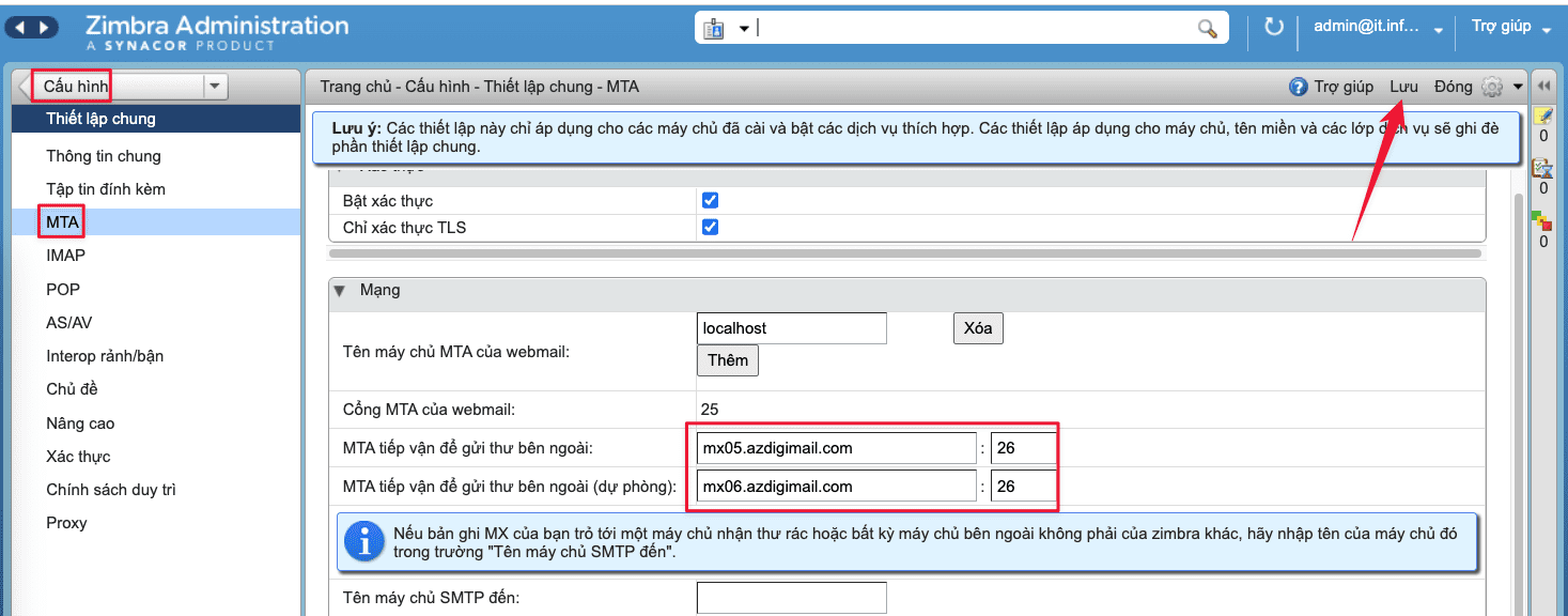 Hướng dẫn cấu hình DNS trên dịch vụ Email Server tại AZDIGI 6 CleanShot 2022 12 08 at 10.30.32
