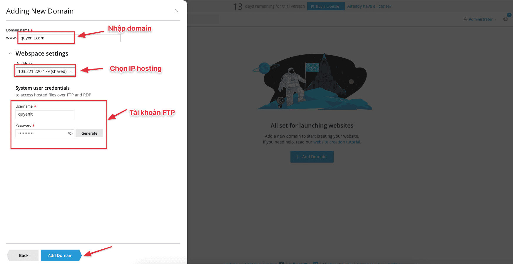 Hướng dẫn tạo User quản lý Website ở Plesk 5 CleanShot 2023 12 22 at 01.27.33