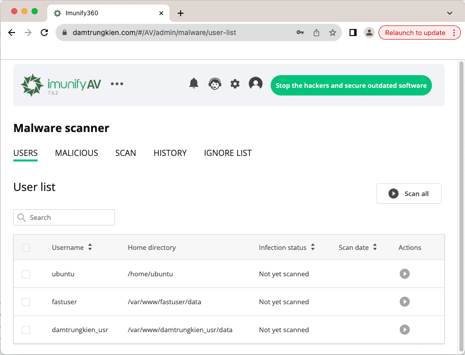 Hướng dẫn cài đặt ImunifyAV trên FastPanel 6 Hướng dẫn cài đặt ImunifyAV trên FastPanel