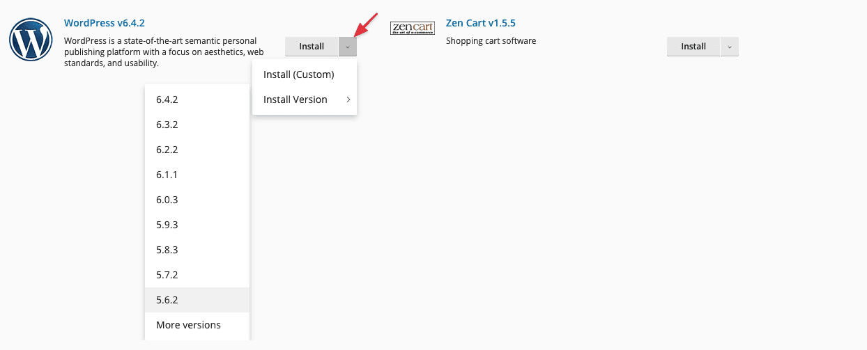 Hướng dẫn cài đặt WordPress trên Plesk 6 CleanShot 2023 12 23 at 02.46.41