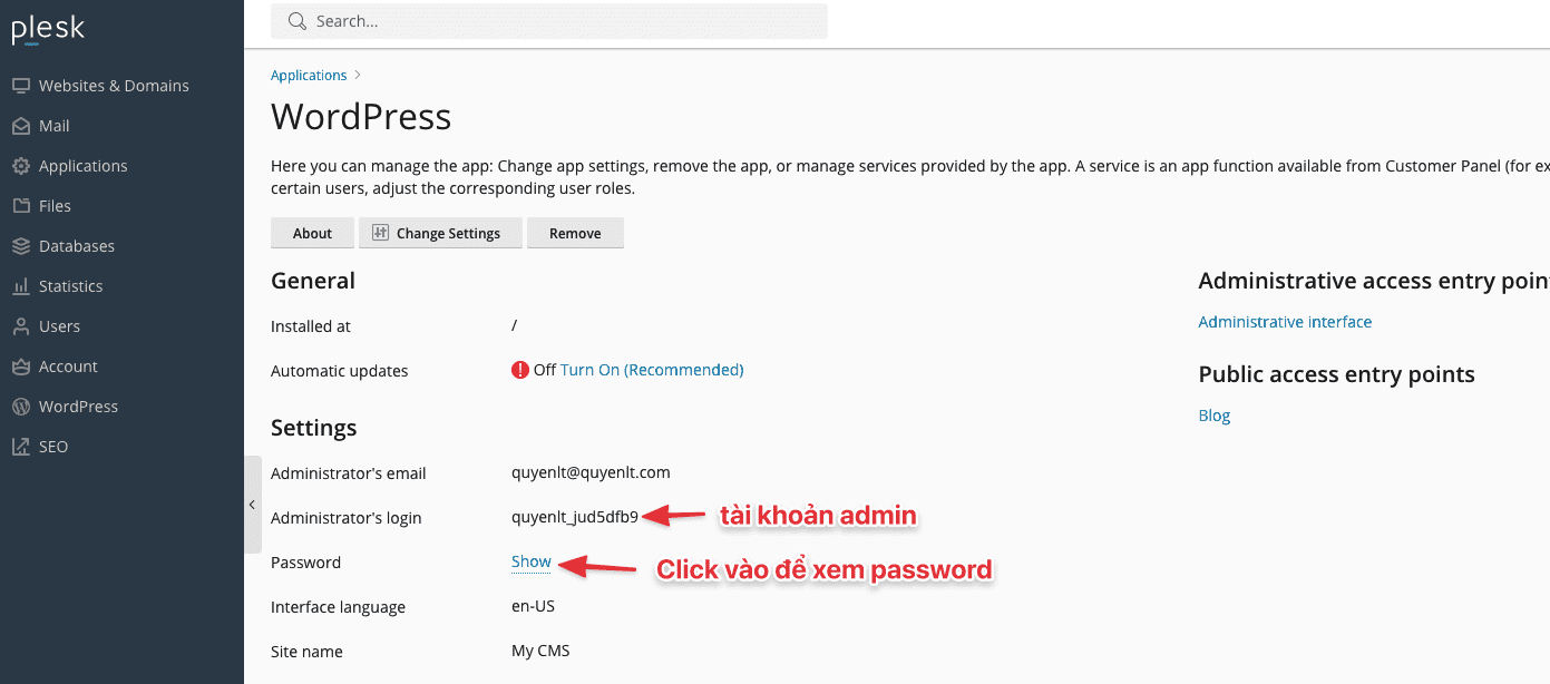 Hướng dẫn cài đặt WordPress trên Plesk 8 CleanShot 2023 12 23 at 02.51.28 edited