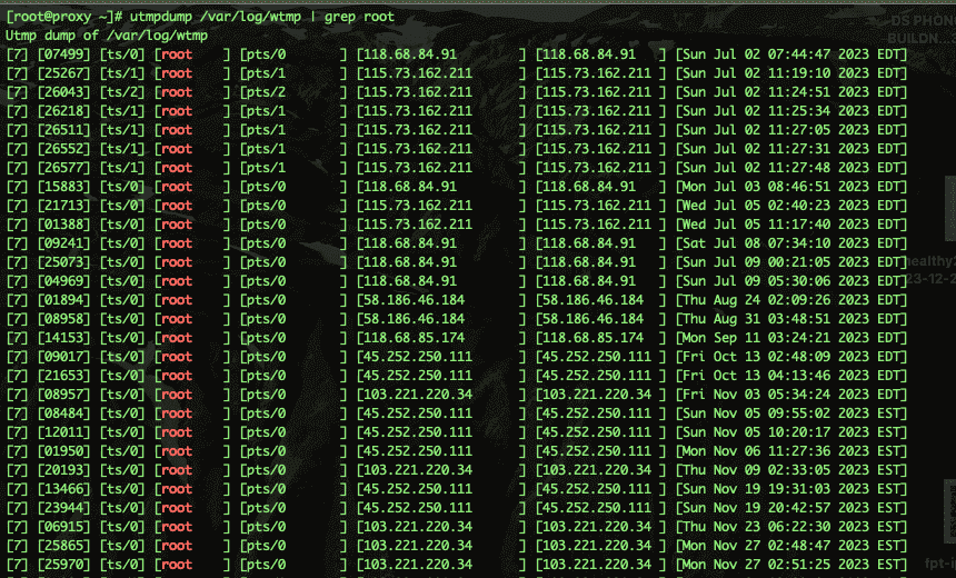 Xem history trên CentOS bằng utmpdump 6 CleanShot 2023 12 30 at 20.44.51