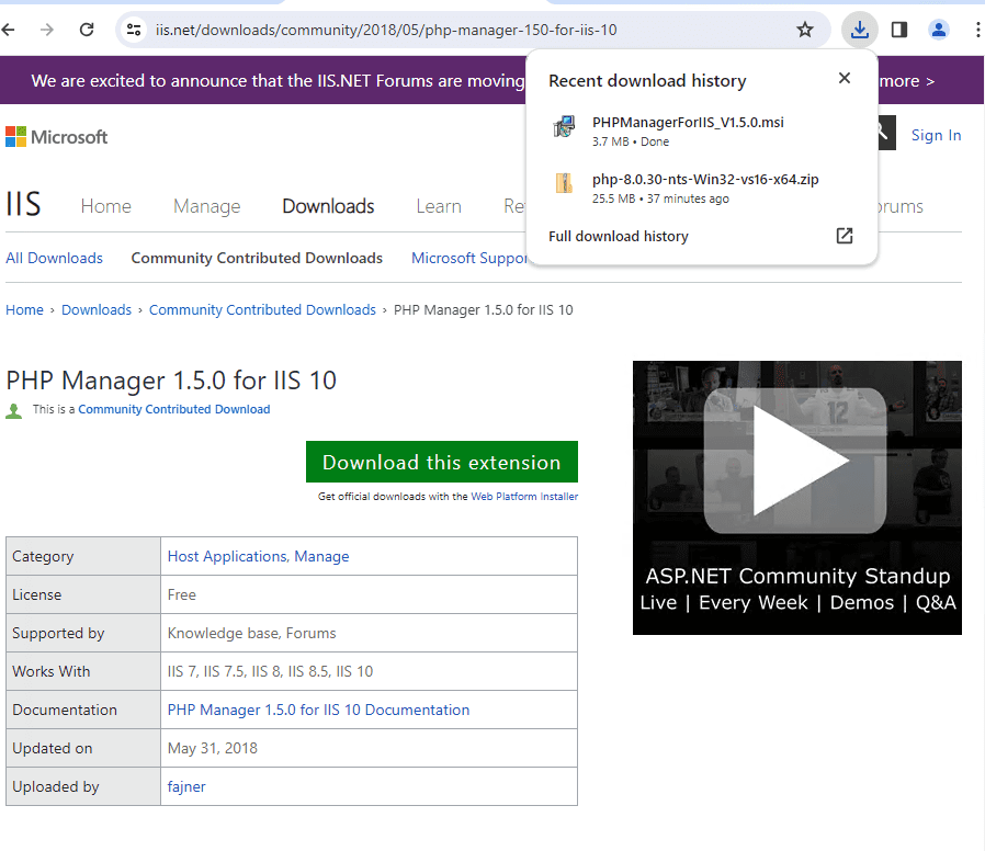 Hướng dẫn cài đặt WordPress trên IIS Window Server 18 CleanShot 2024 01 05 at 20.45.46