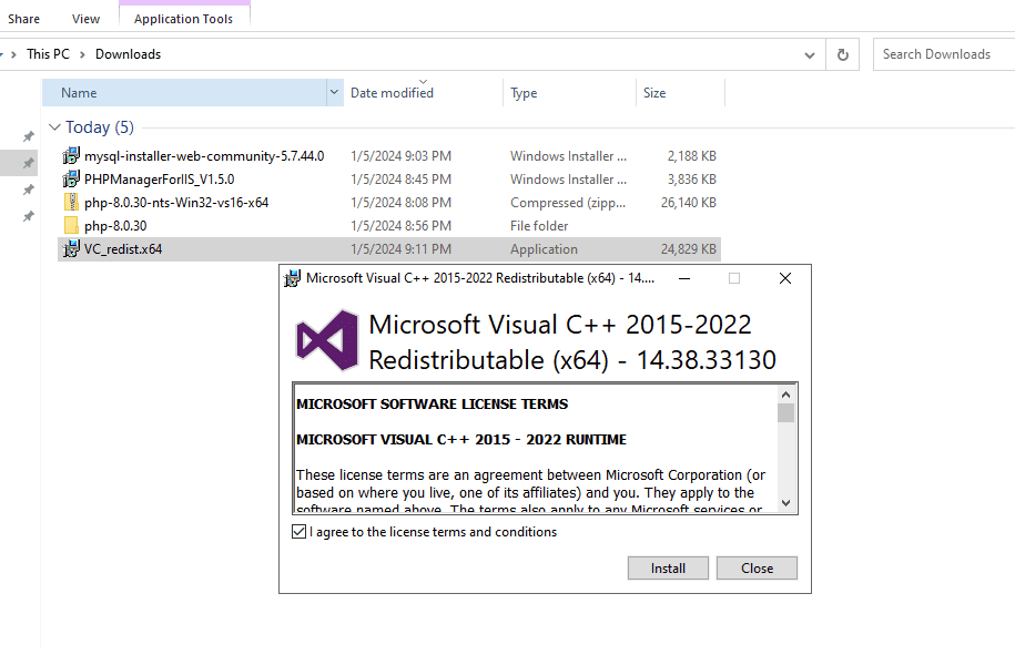 Hướng dẫn cài đặt WordPress trên IIS Window Server 28 CleanShot 2024 01 05 at 21.12.32