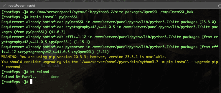 Hướng dẫn sửa lỗi OpenSSL.util trên aaPanel 4 CleanShot 2024 01 09 at 14.51.10