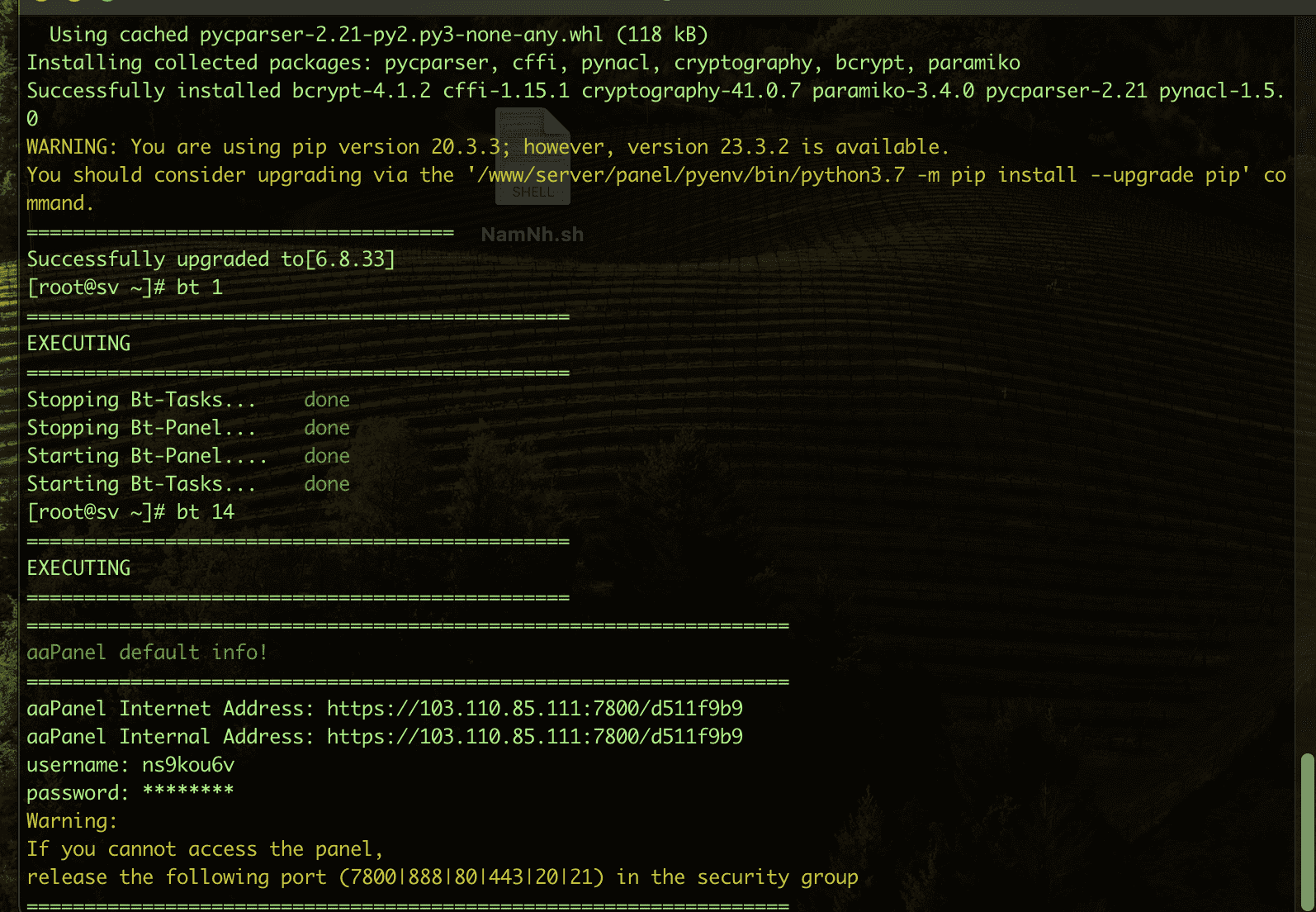 Hướng dẫn sửa lỗi OpenSSL.util trên aaPanel 3 CleanShot 2024 01 10 at
