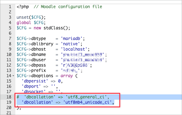 Sửa lỗi Unicode format (UTF-8) khi cài đặt Moodle 4 CleanShot 2024 01 10 at 11.44.10